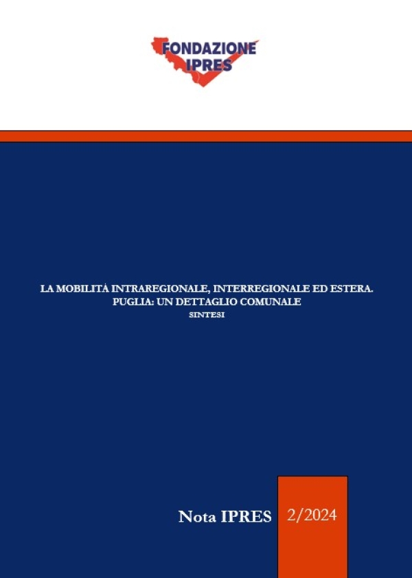 La mobilità intraregionale, interregionale ed estera. Puglia: un dettaglio comunale